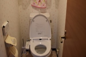 日本の狭いトイレ